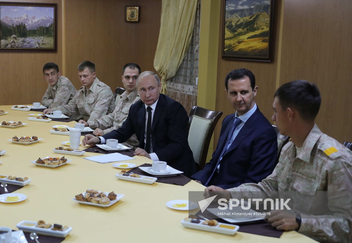 President Vladimir Putin visits Khmeimim Air Base in Syria