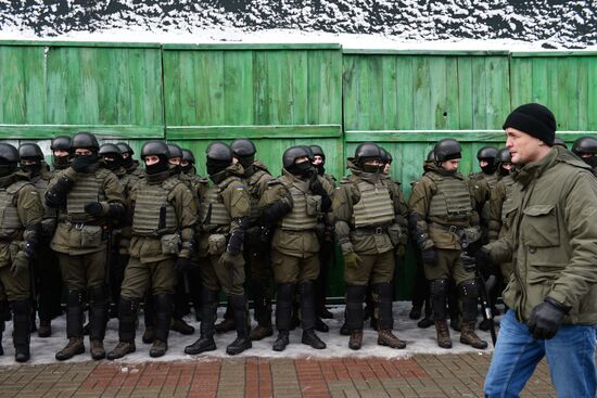 Court in Kiev considers pretrial restraint for Mikheil Saakashvili