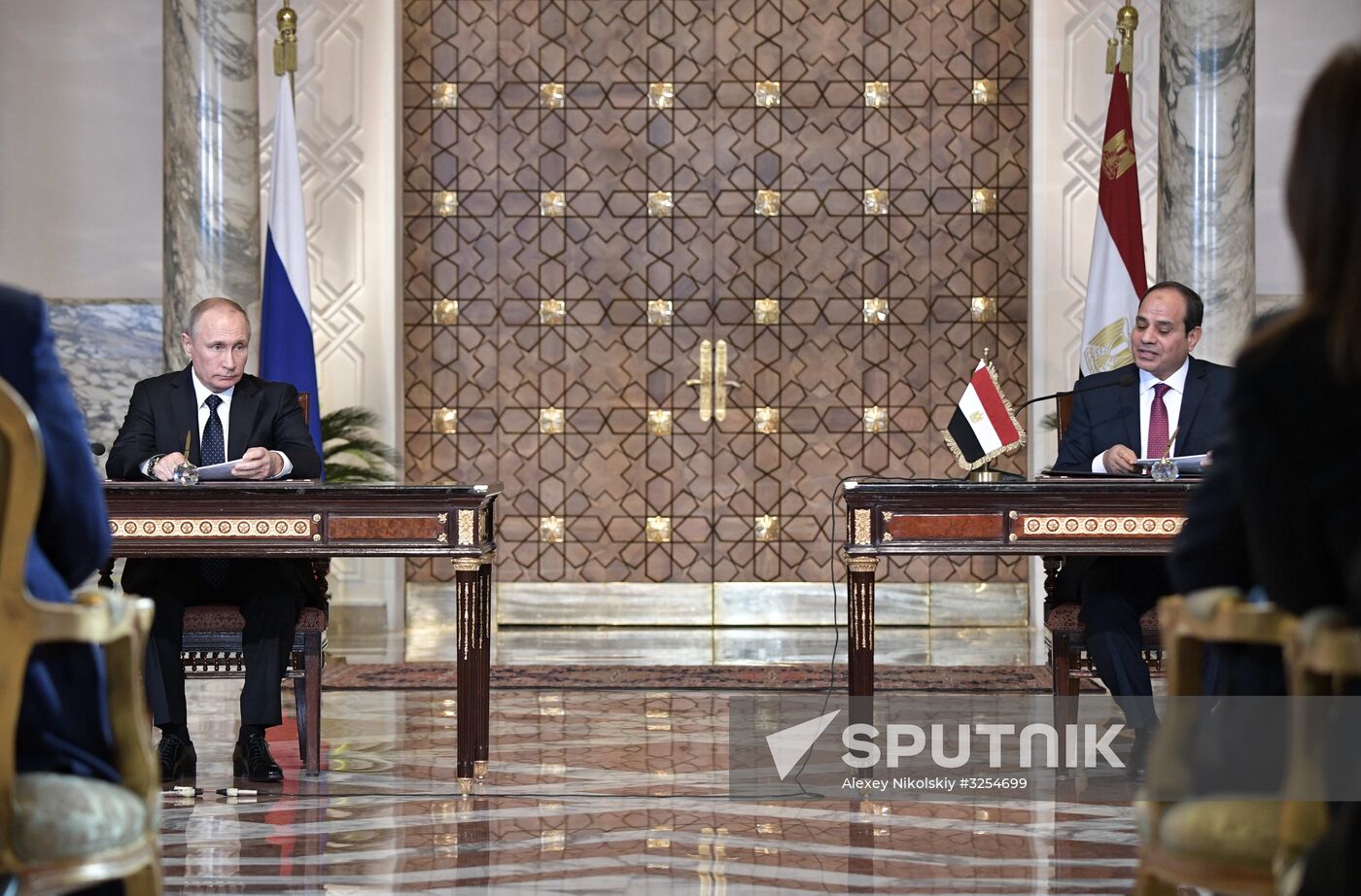 Russian President Vladimir Putin visits Egypt