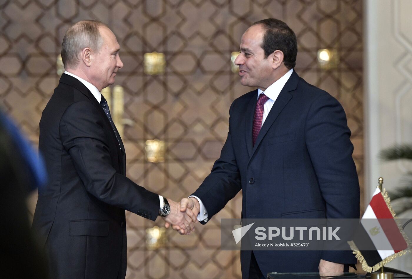 Russian President Vladimir Putin visits Egypt