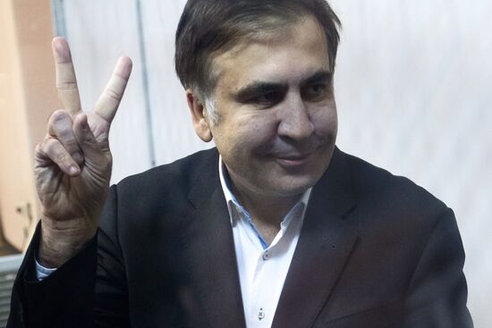 Court in Kiev considers pretrial restraint for Mikheil Saakashvili