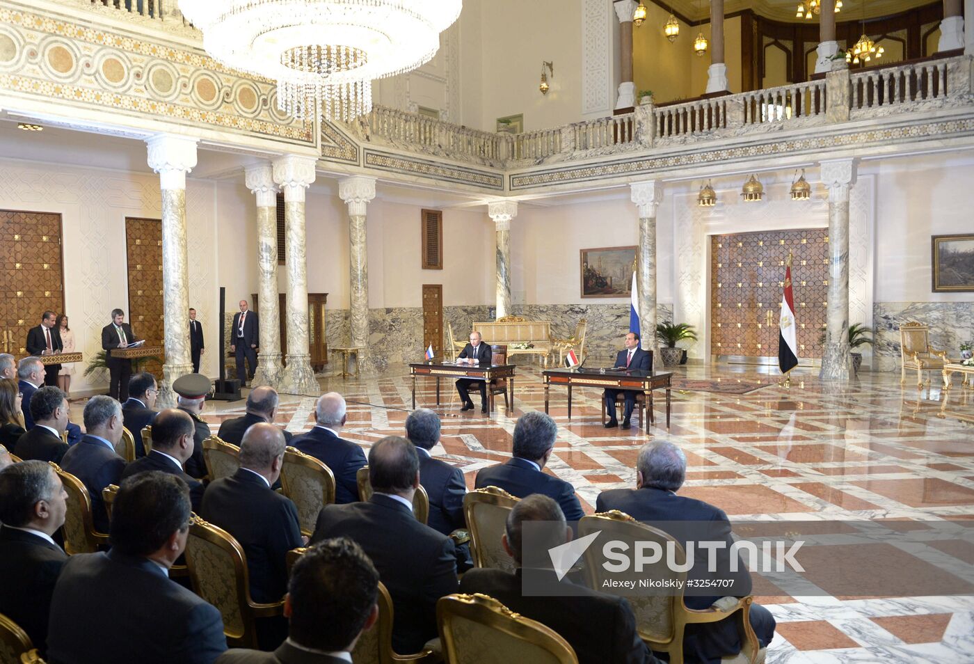 Russian President Vladimir Putin visits Egypt