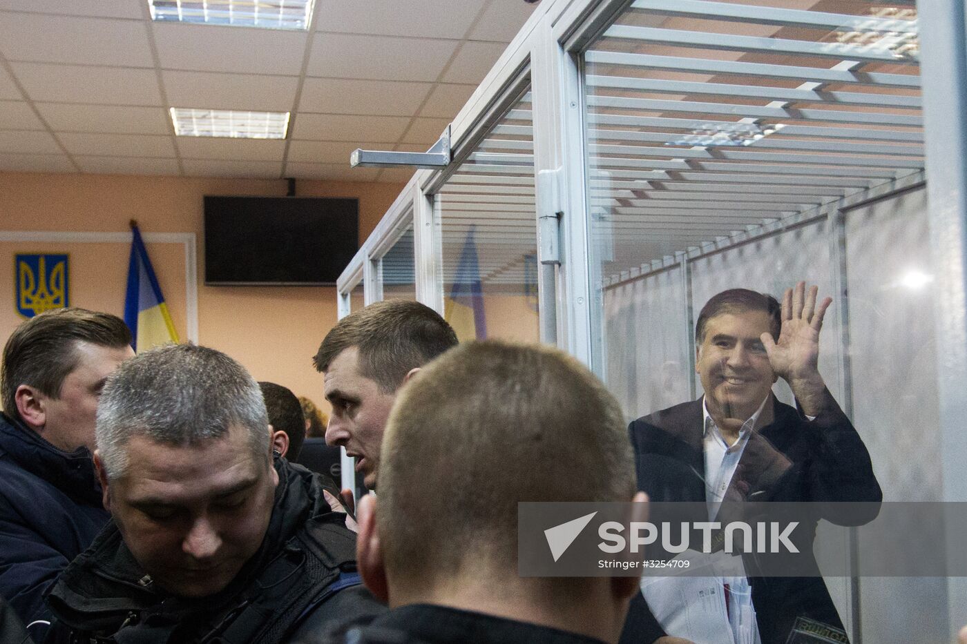 Court in Kiev considers pretrial restraint for Mikheil Saakashvili