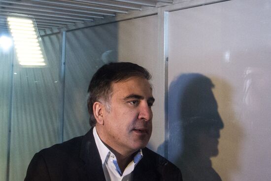 Court in Kiev considers pretrial restraint for Mikheil Saakashvili