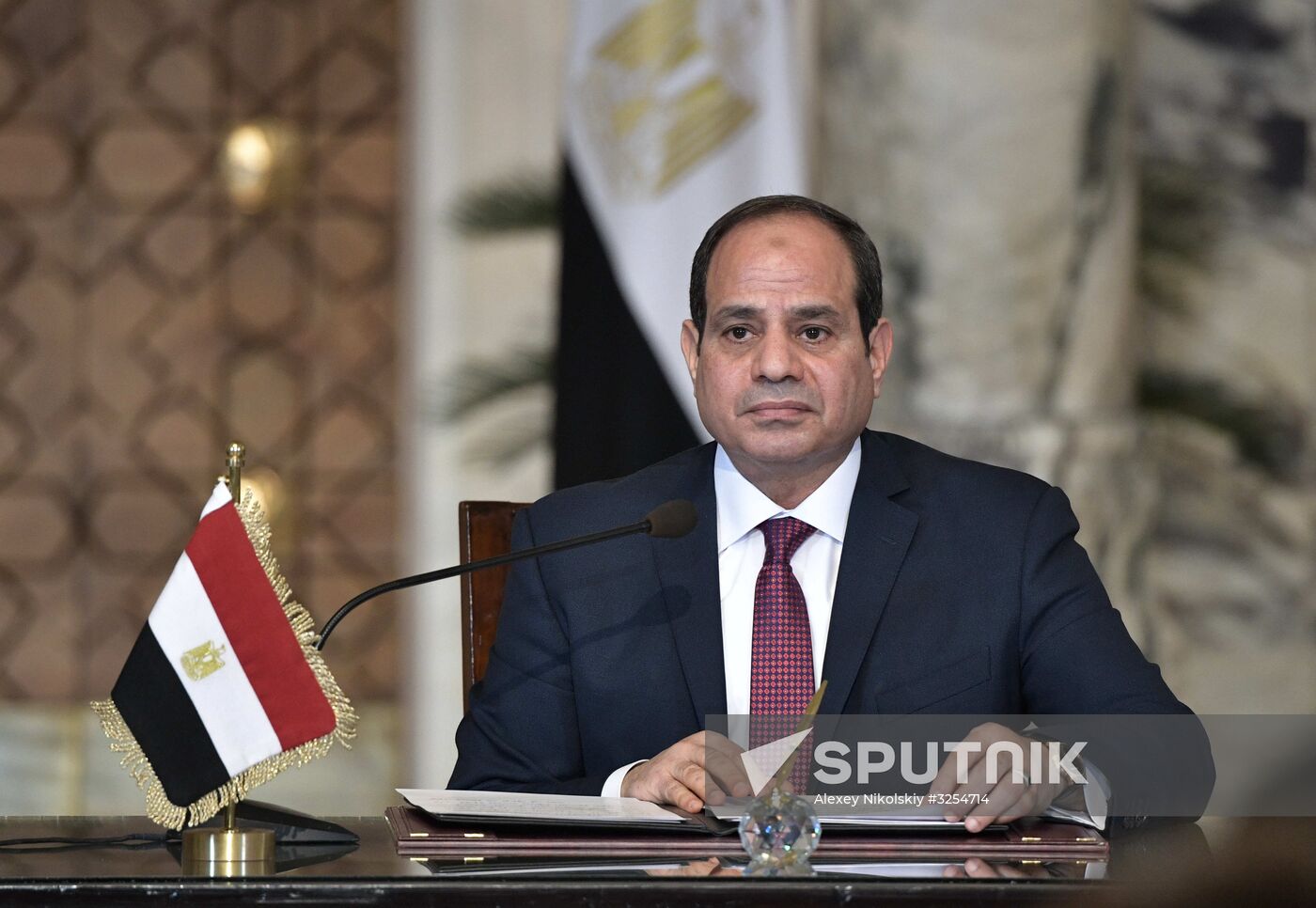 Russian President Vladimir Putin visits Egypt