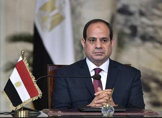 Russian President Vladimir Putin visits Egypt
