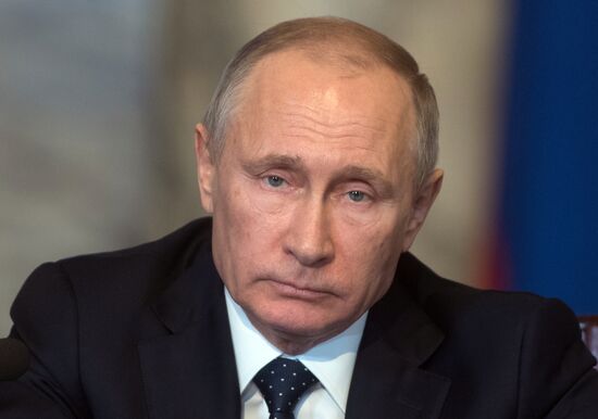 Russian President Vladimir Putin visits Egypt