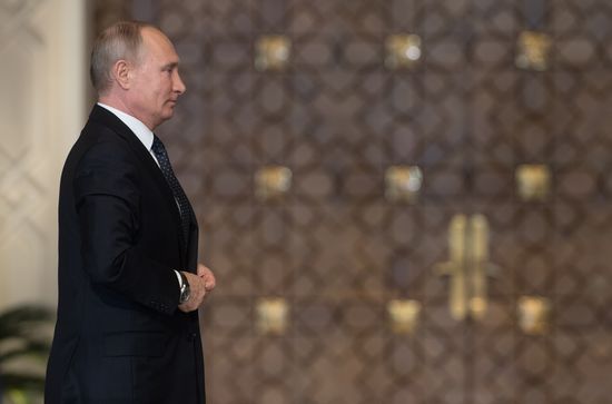 Russian President Vladimir Putin visits Egypt