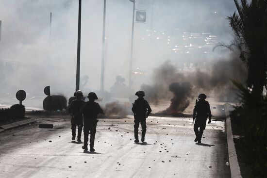 Situation on Palestinian-Israeli border