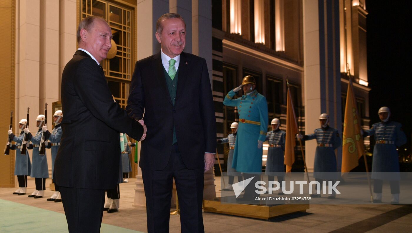 President Vladimir Putin's working visit to Turkey