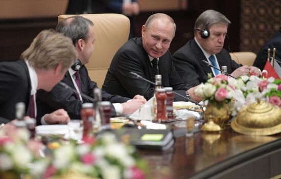 President Vladimir Putin's working visit to Turkey