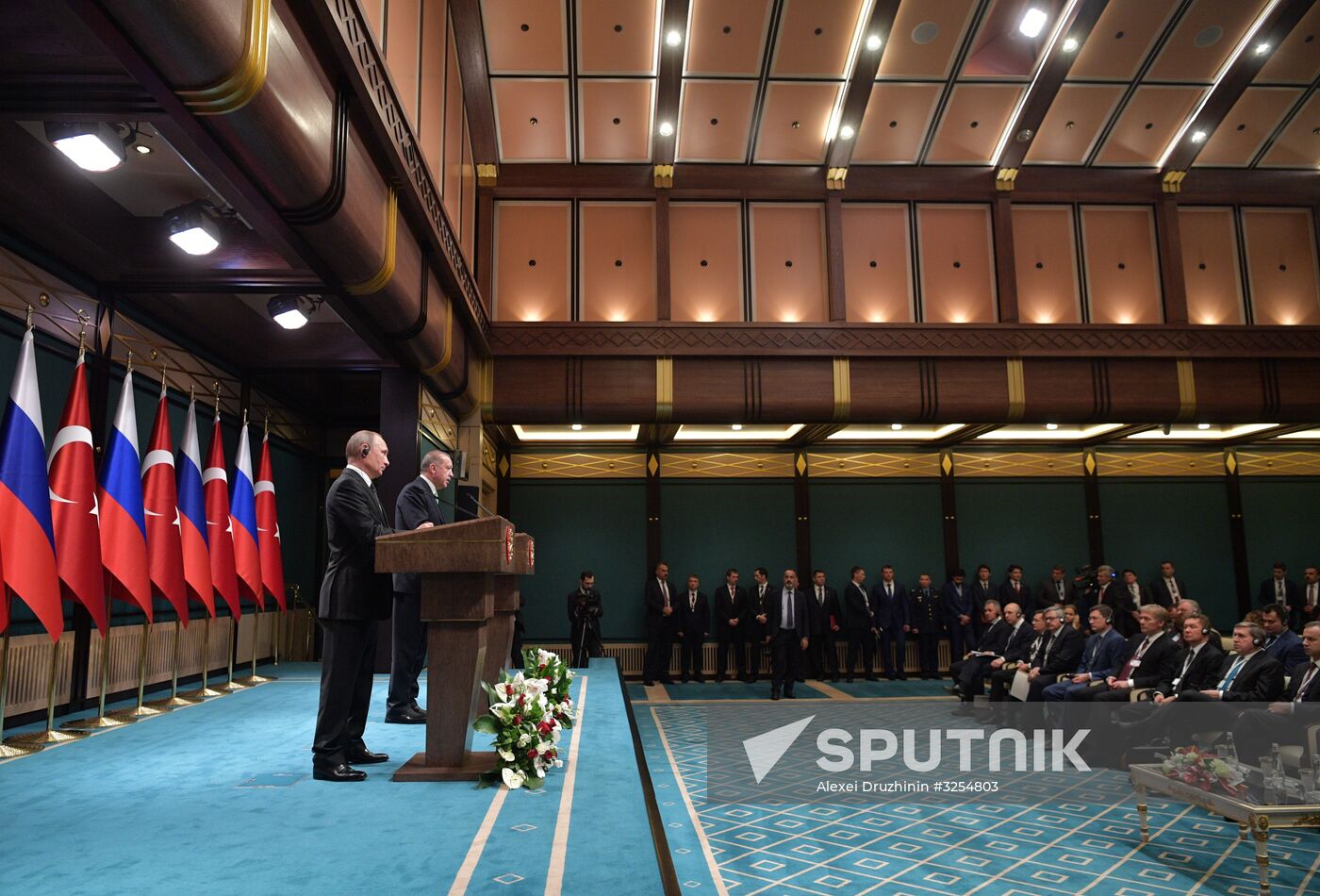 President Vladimir Putin's working visit to Turkey