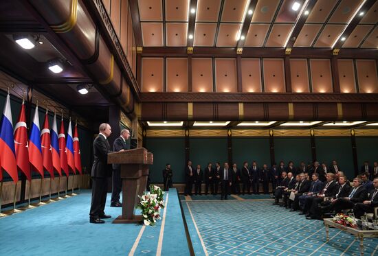 President Vladimir Putin's working visit to Turkey