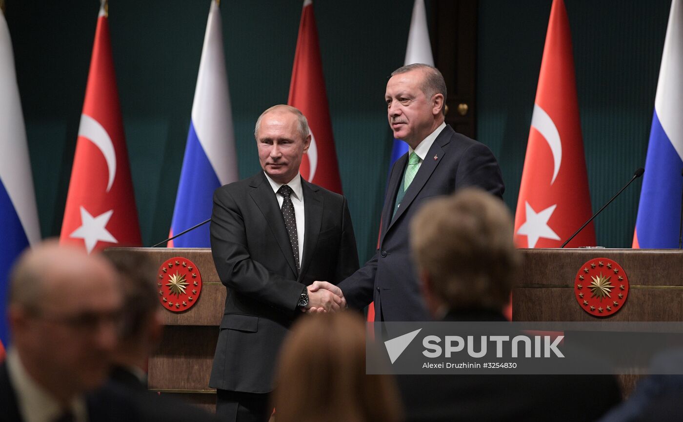 President Vladimir Putin's working visit to Turkey