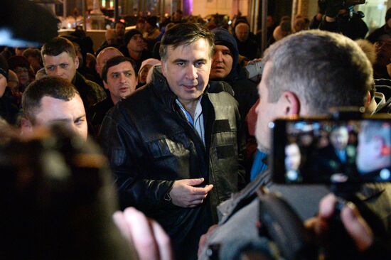Kiev court releases Mikheil Saakashvili