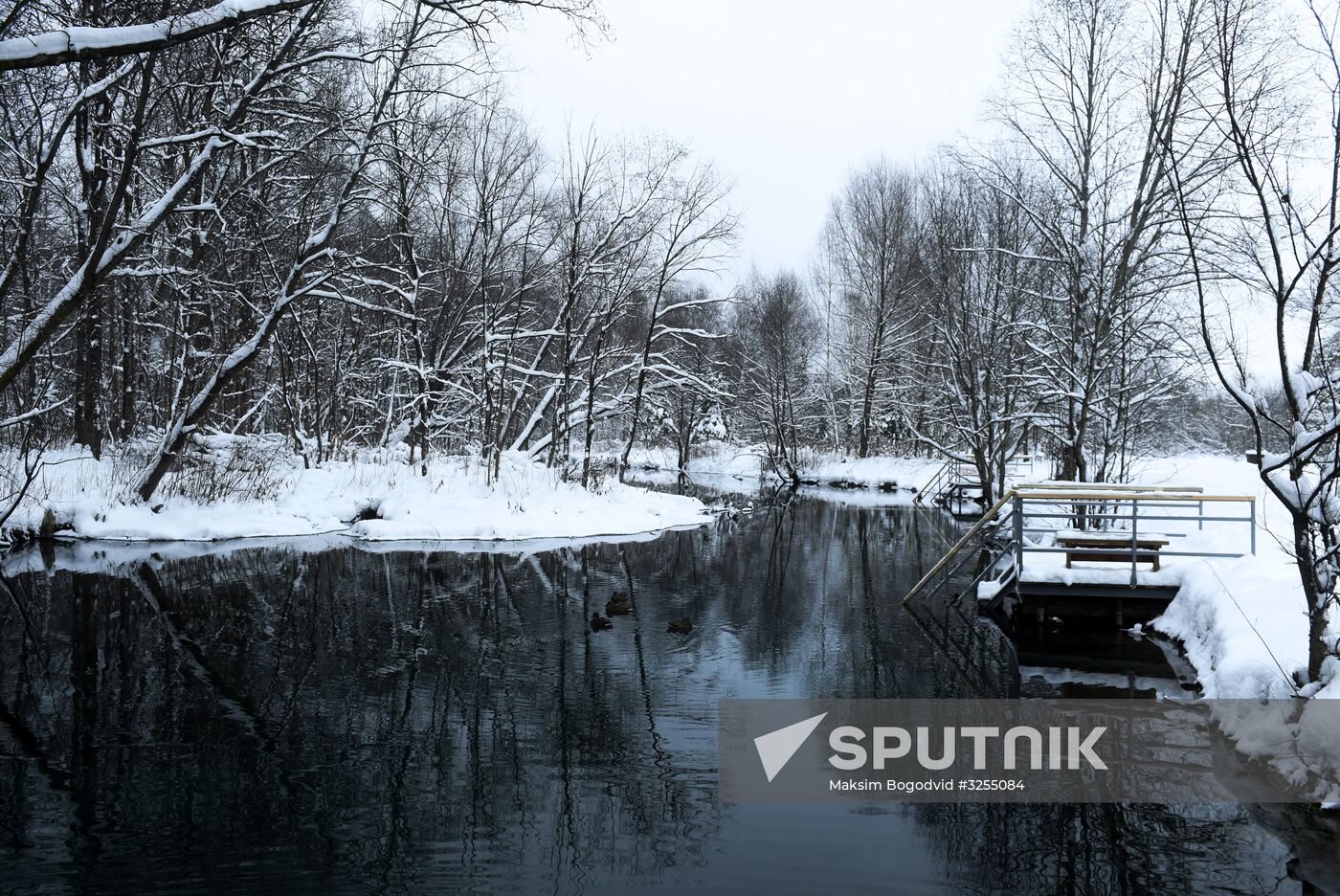 Blue lake in Kazan