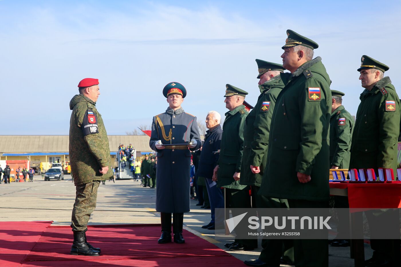 Military police battalion comes back to Makhachkala from Syria