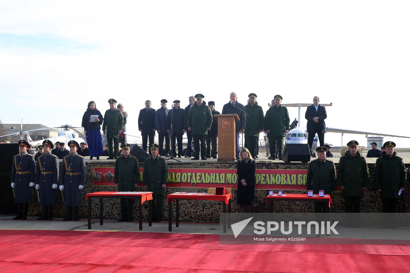 Military police battalion comes back to Makhachkala from Syria