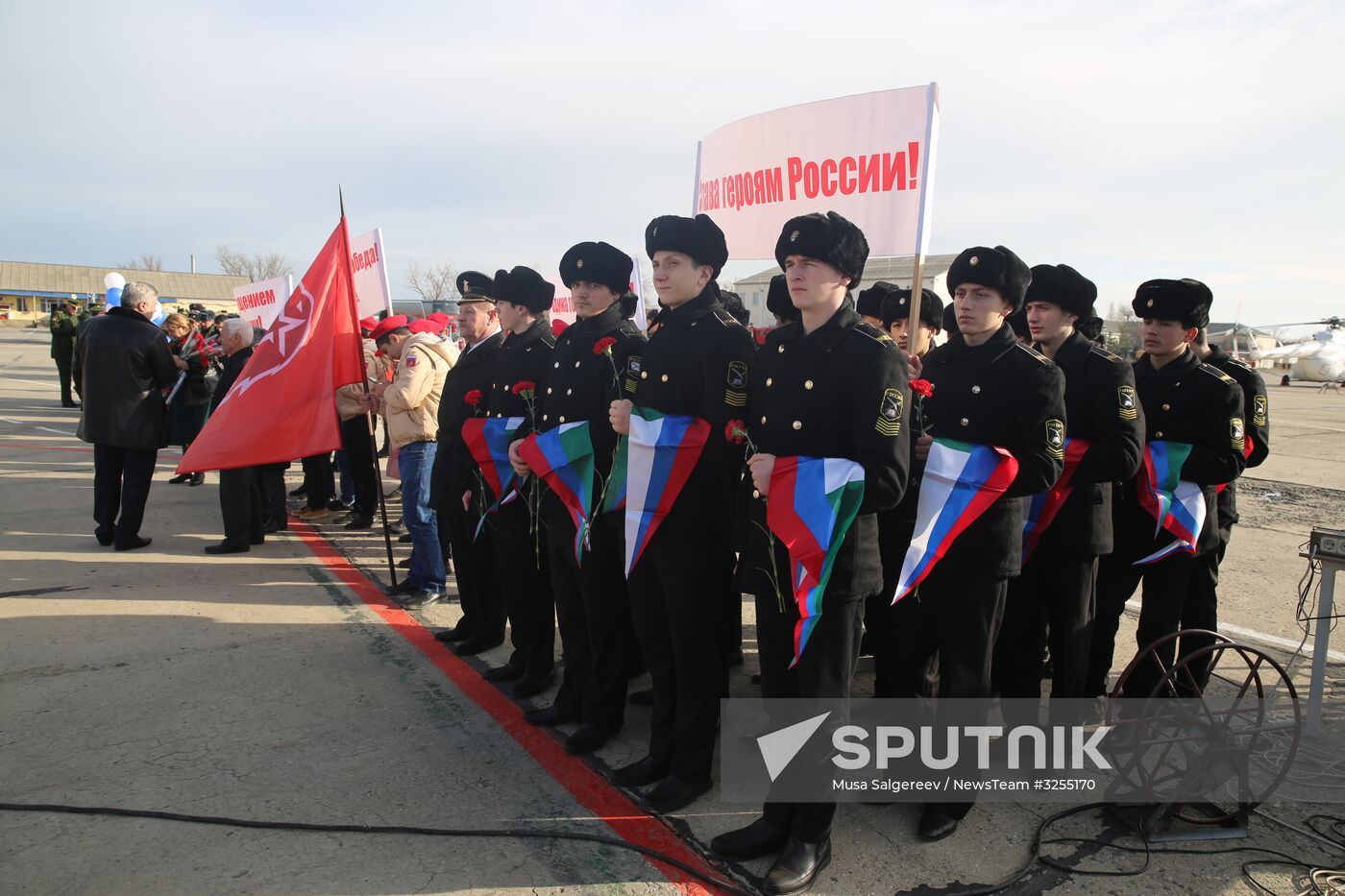 Military police battalion comes back to Makhachkala from Syria