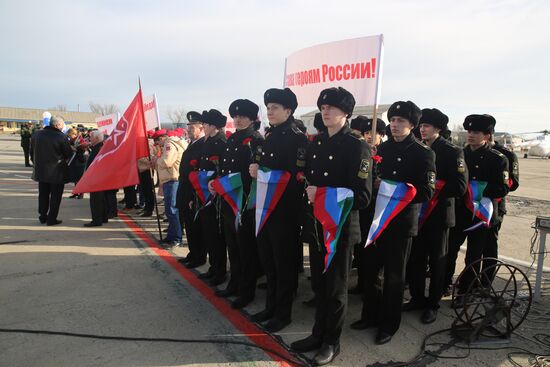 Military police battalion comes back to Makhachkala from Syria