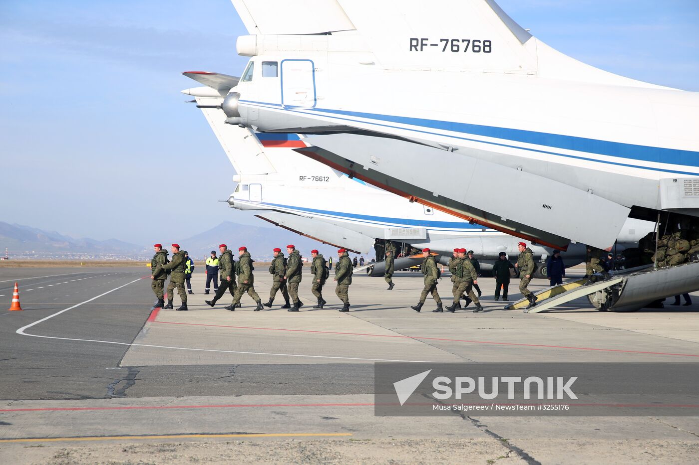Military police battalion comes back to Makhachkala from Syria