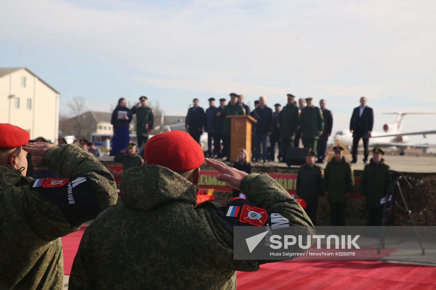 Military police battalion comes back to Makhachkala from Syria
