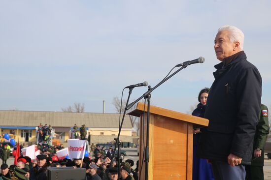 Military police battalion comes back to Makhachkala from Syria