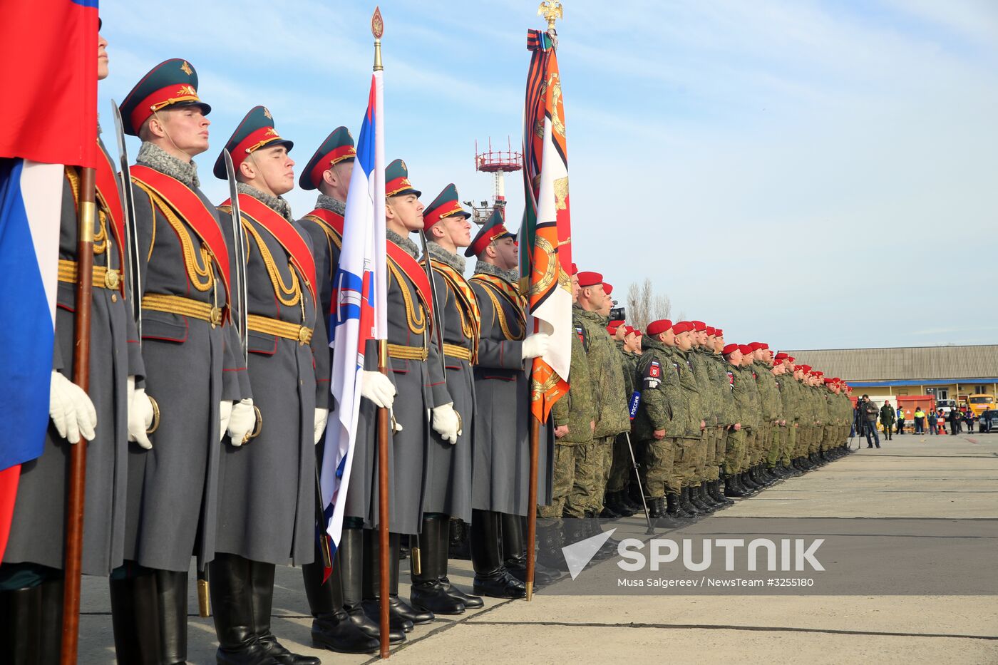 Military police battalion comes back to Makhachkala from Syria