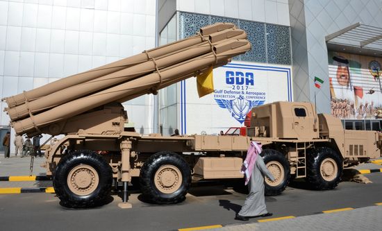 Gulf Defence & Aerospace 2017 international exhibition for arms and military equipment