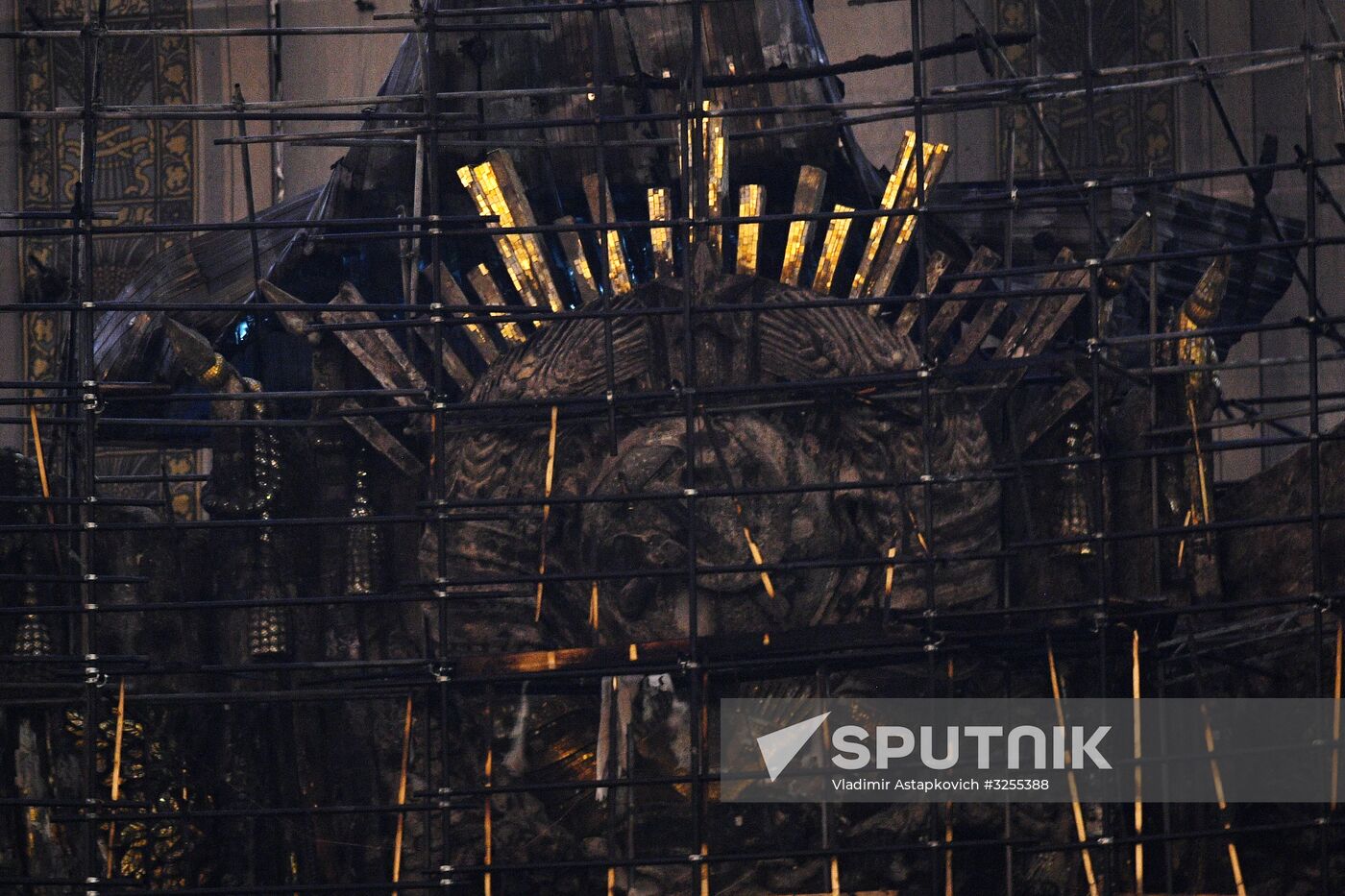 Fire at VDNKh pavilion
