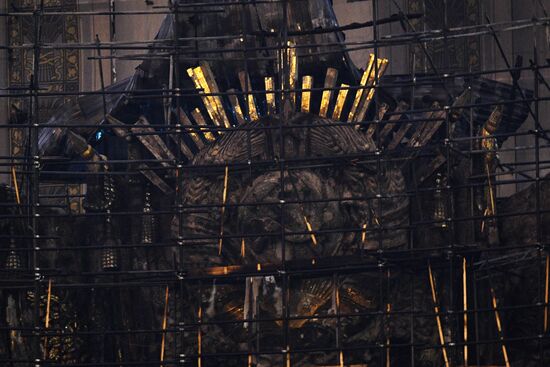 Fire at VDNKh pavilion