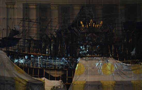 Fire at VDNKh pavilion