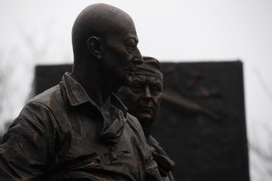 Monument to Chernobyl nuclear disaster relief workers unveiled