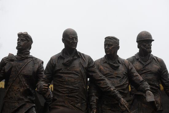 Monument to Chernobyl nuclear disaster relief workers unveiled