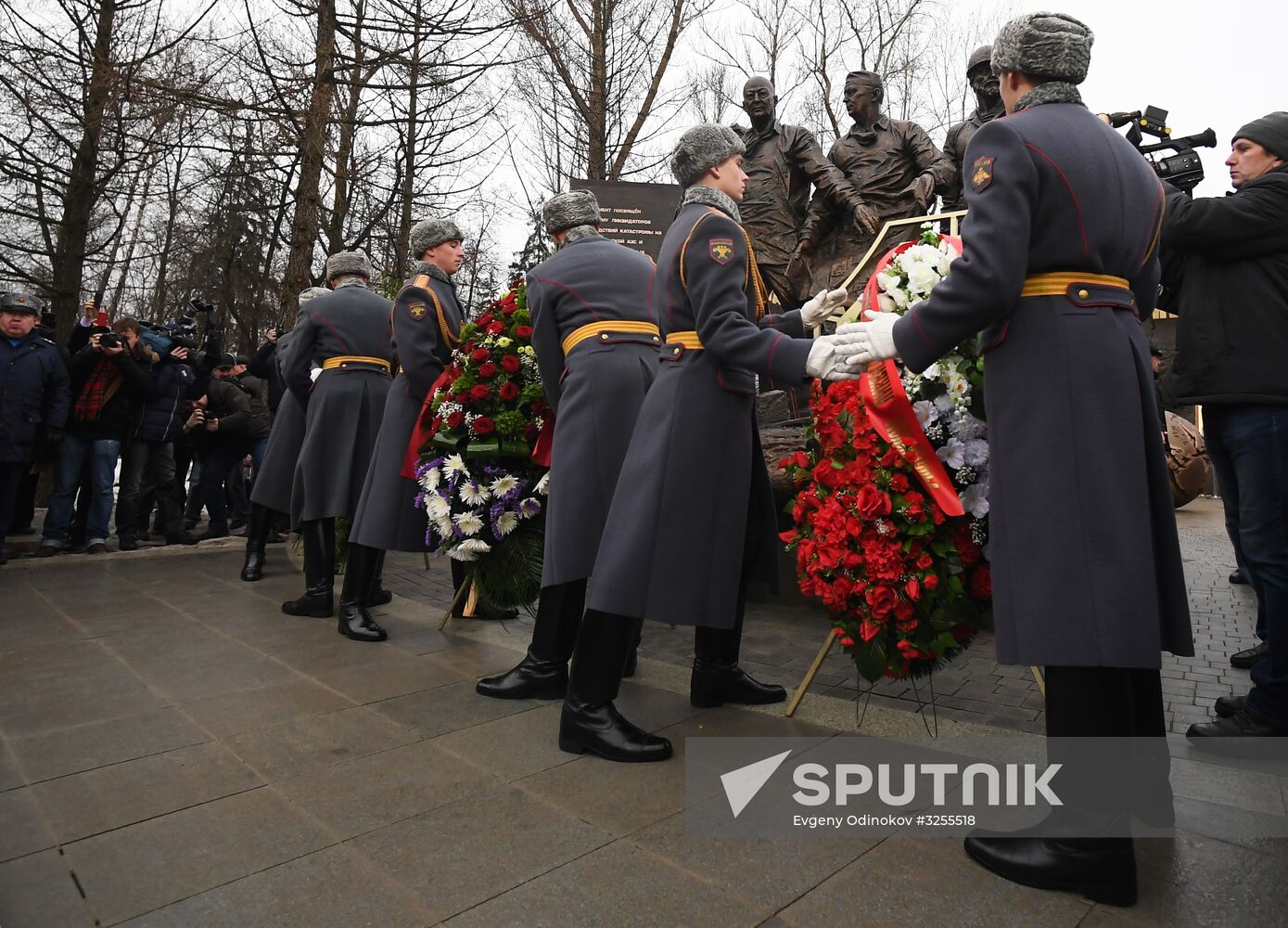 Monument to Chernobyl nuclear disaster relief workers unveiled