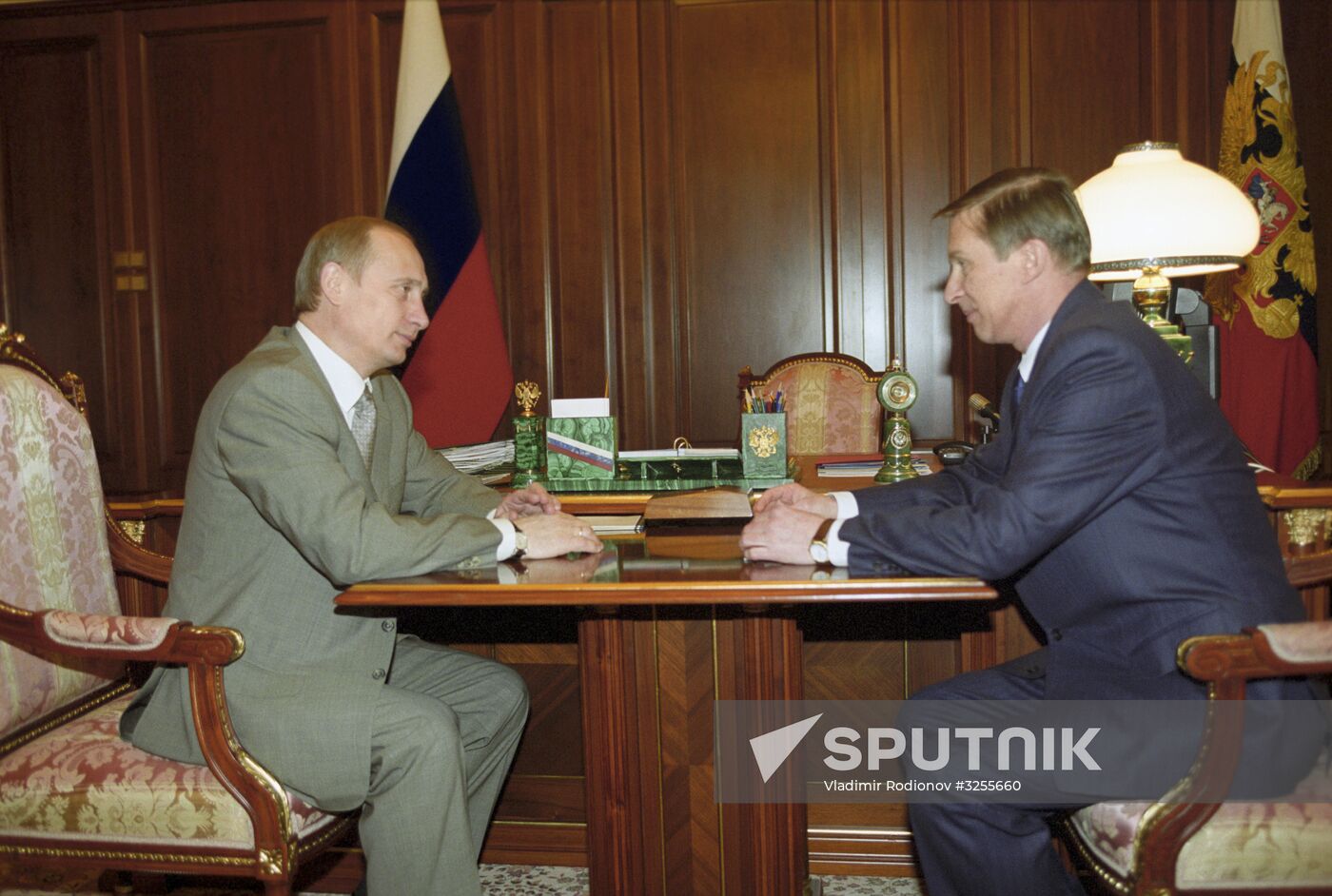 President Vladimir Putin and Defense Minister Sergei Ivanov