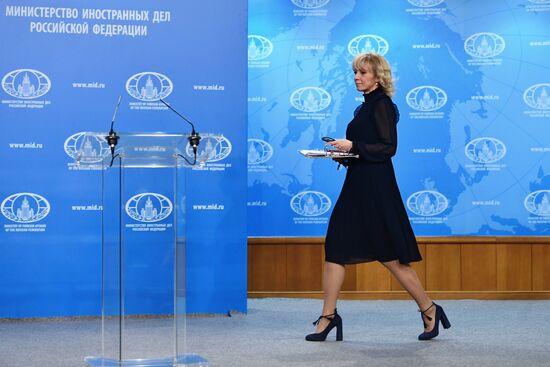 Briefing by Foreign Ministry Official Spokesperson Maria Zakharova