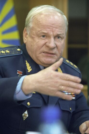 Chief Commander of the Russian Air Force Vladimir Mikhailov
