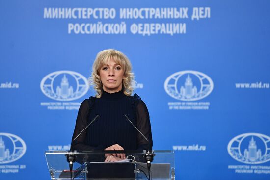 Briefing by Foreign Ministry Official Spokesperson Maria Zakharova