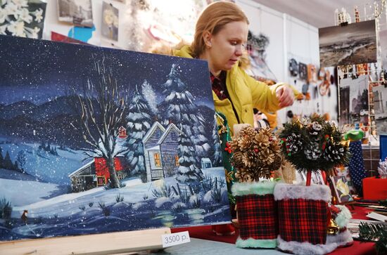 Christmas fair in Kaliningrad
