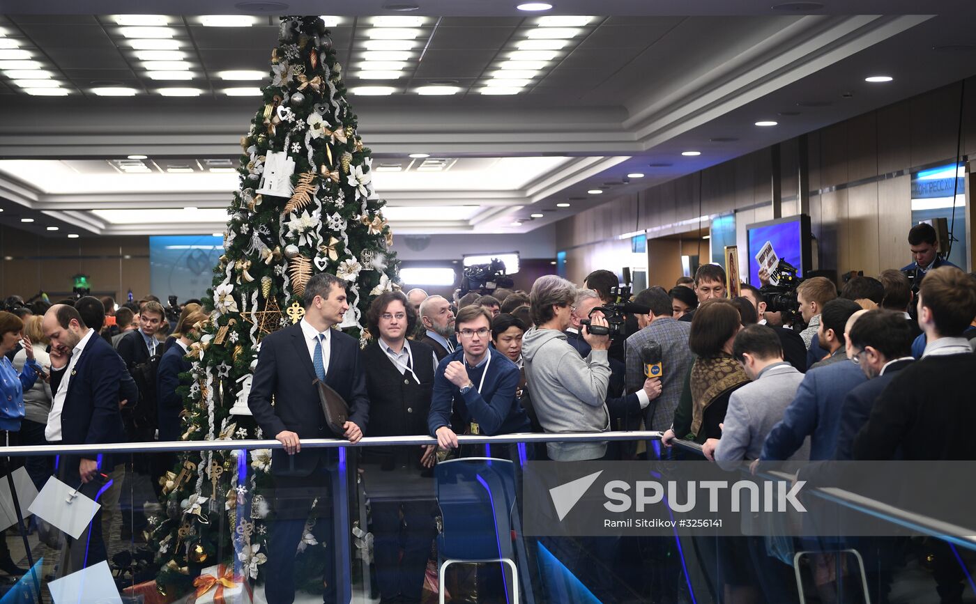 Vladimir Putin's annual news conference