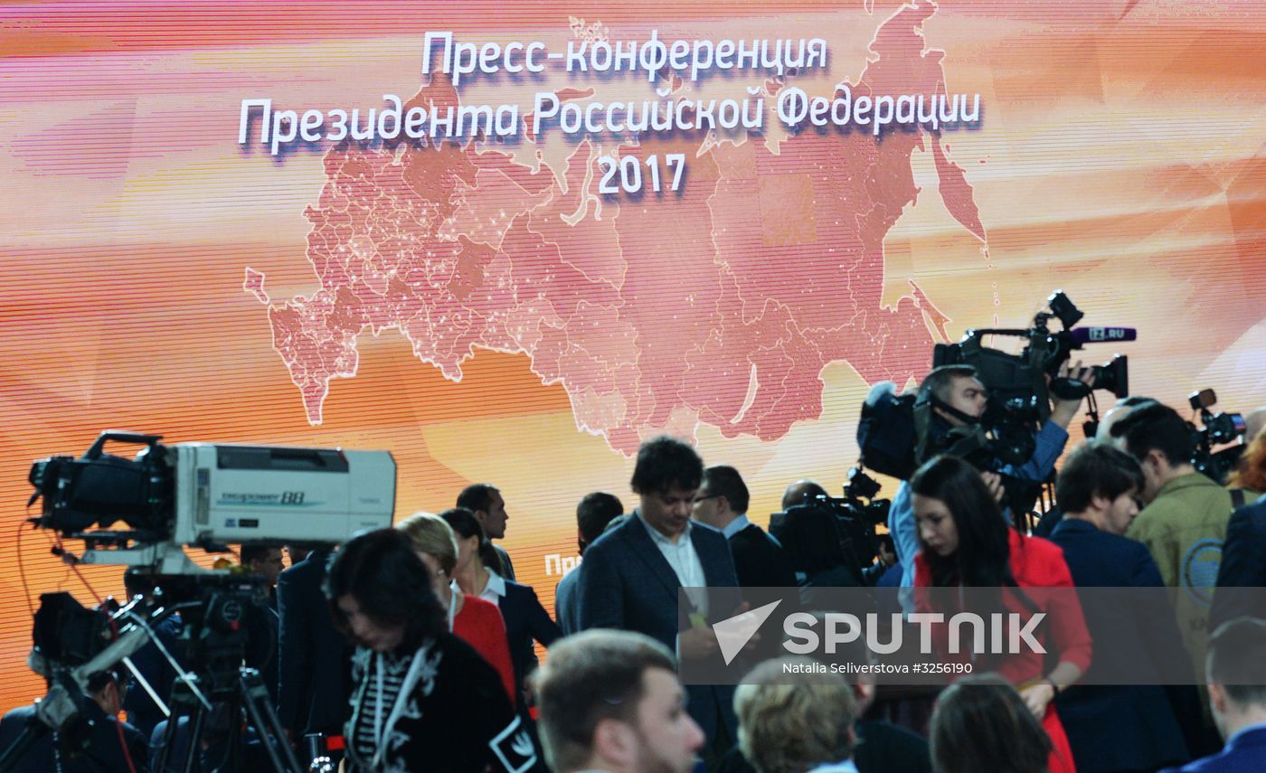 Vladimir Putin's annual news conference