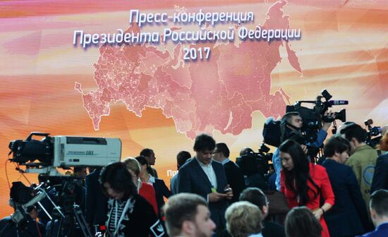 Vladimir Putin's annual news conference