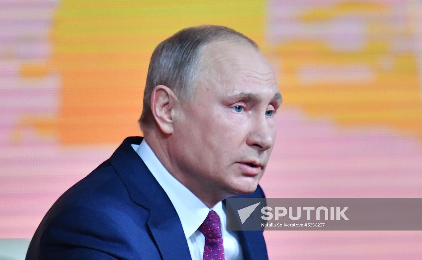 Vladimir Putin's annual news conference