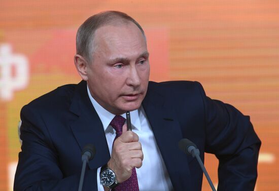 Vladimir Putin's annual news conference