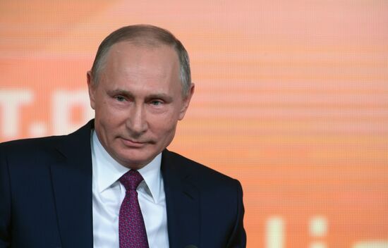 Vladimir Putin's annual news conference