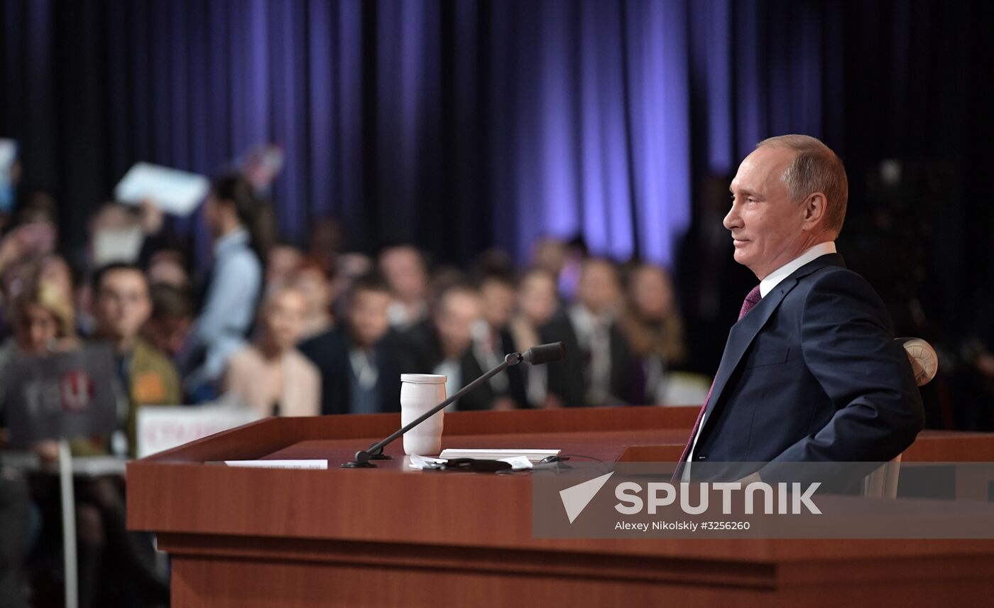 Vladimir Putin's annual news conference