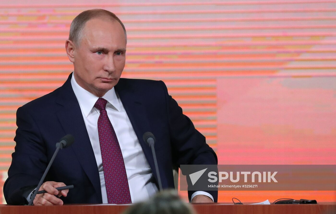 Vladimir Putin's annual news conference