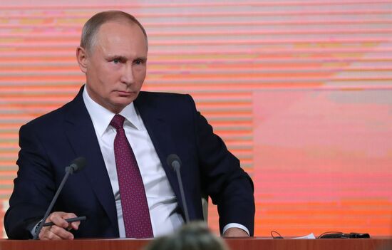 Vladimir Putin's annual news conference