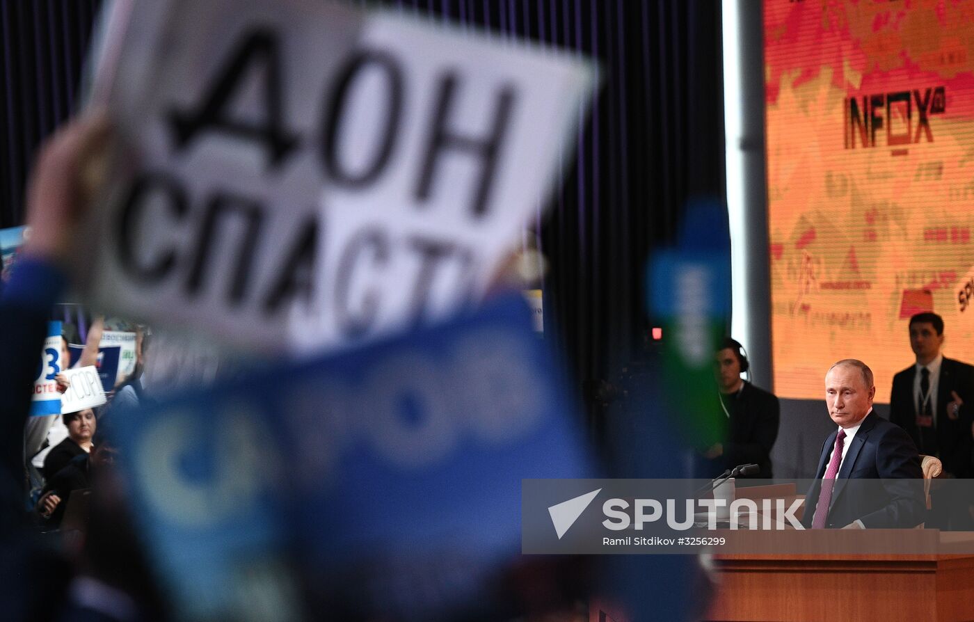 Vladimir Putin's annual news conference
